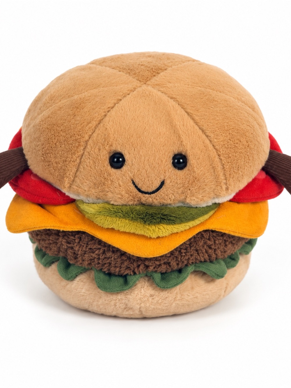Jellycat Amuseables Burger Plush Hamburger NWT 4.7"